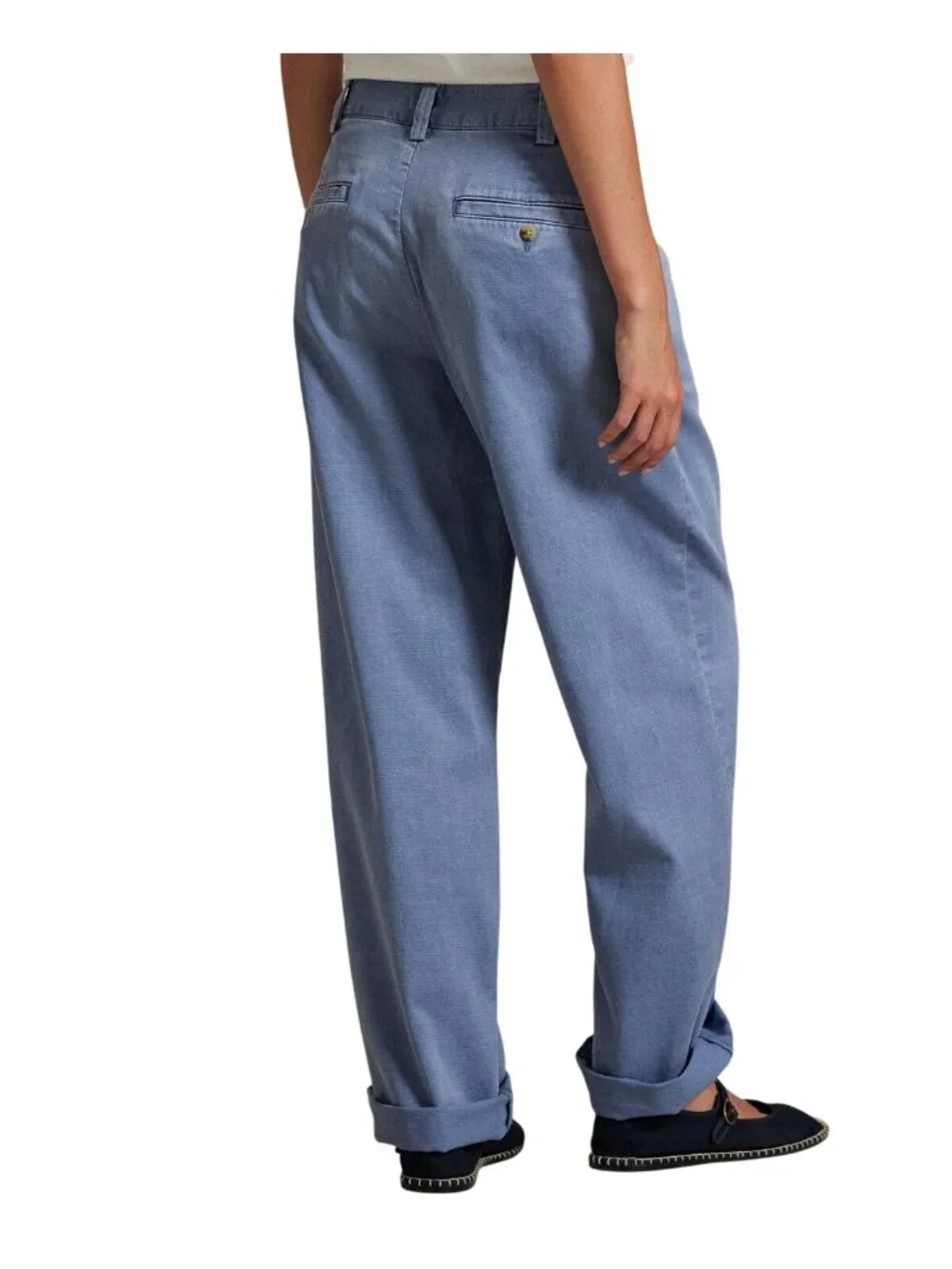 NWT Polo Ralph Lauren Petite Light Blue Straight-Leg Chino Pants 2P MSRP $198